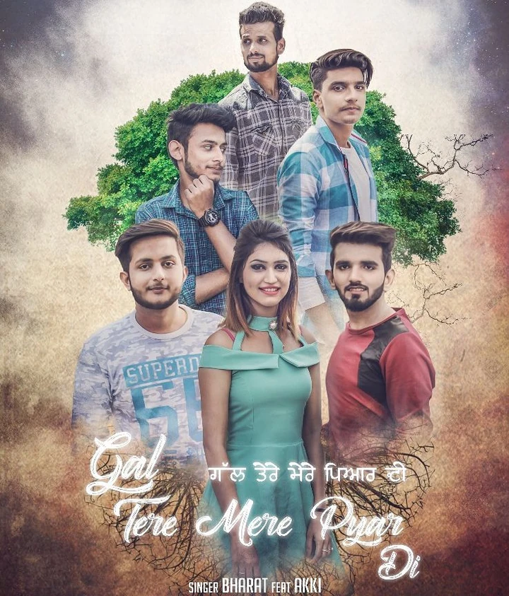 Gal Tere Mere Pyar Di — Official poster