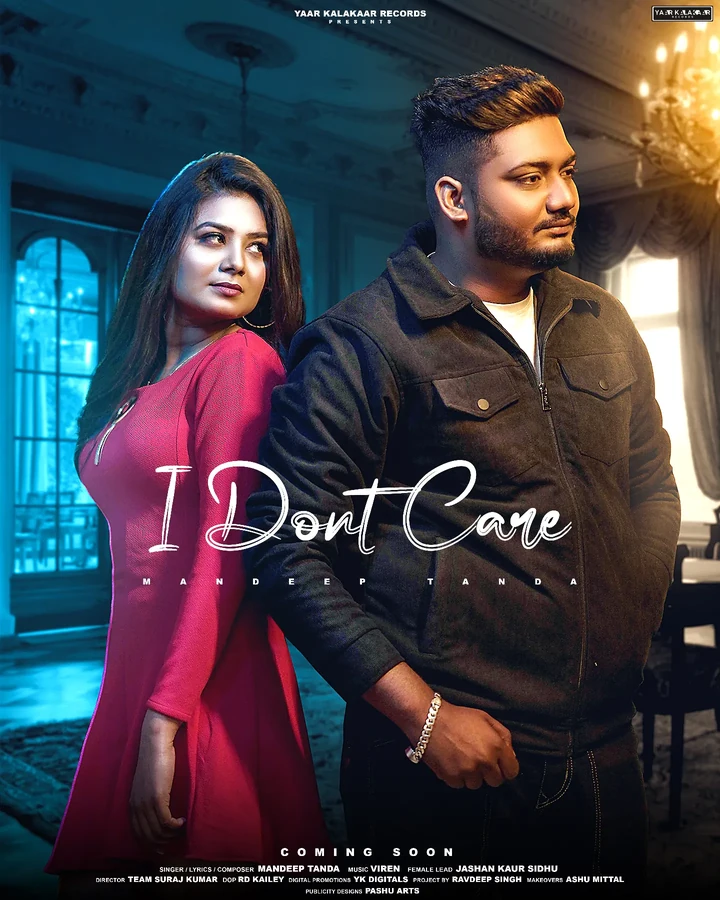 I Don't Care — Official poster
